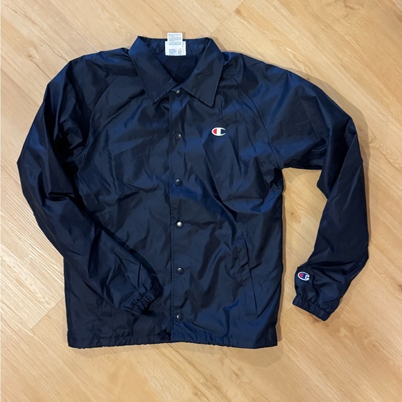 Champion button up windbreaker jacket - Picture 1 of 8